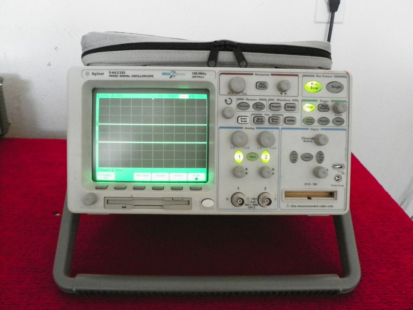 Agilent HP 54622D 2+16 channel 100 MHz MSO Agilent HP 54622D 2+16 channel 100 MHz MSO